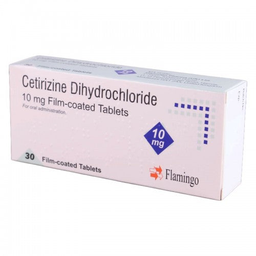 Flamingo Cetirizine Dihydrochloride 10mg Film-Coated 30 Tablets