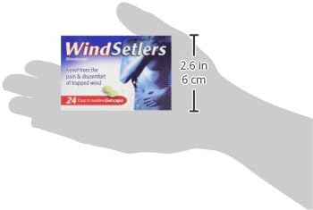 WindSetlers – 24 Gel Caps for Trapped Wind Relief