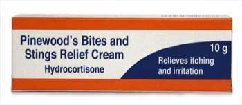 Pinewood Bite & Sting Relief Cream 10g – Hydrocortisone 1% Anti-Itch & Insect Bite Treatment