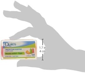 Quies Pair of Foam Earplugs of Earplugs - Pack of 3