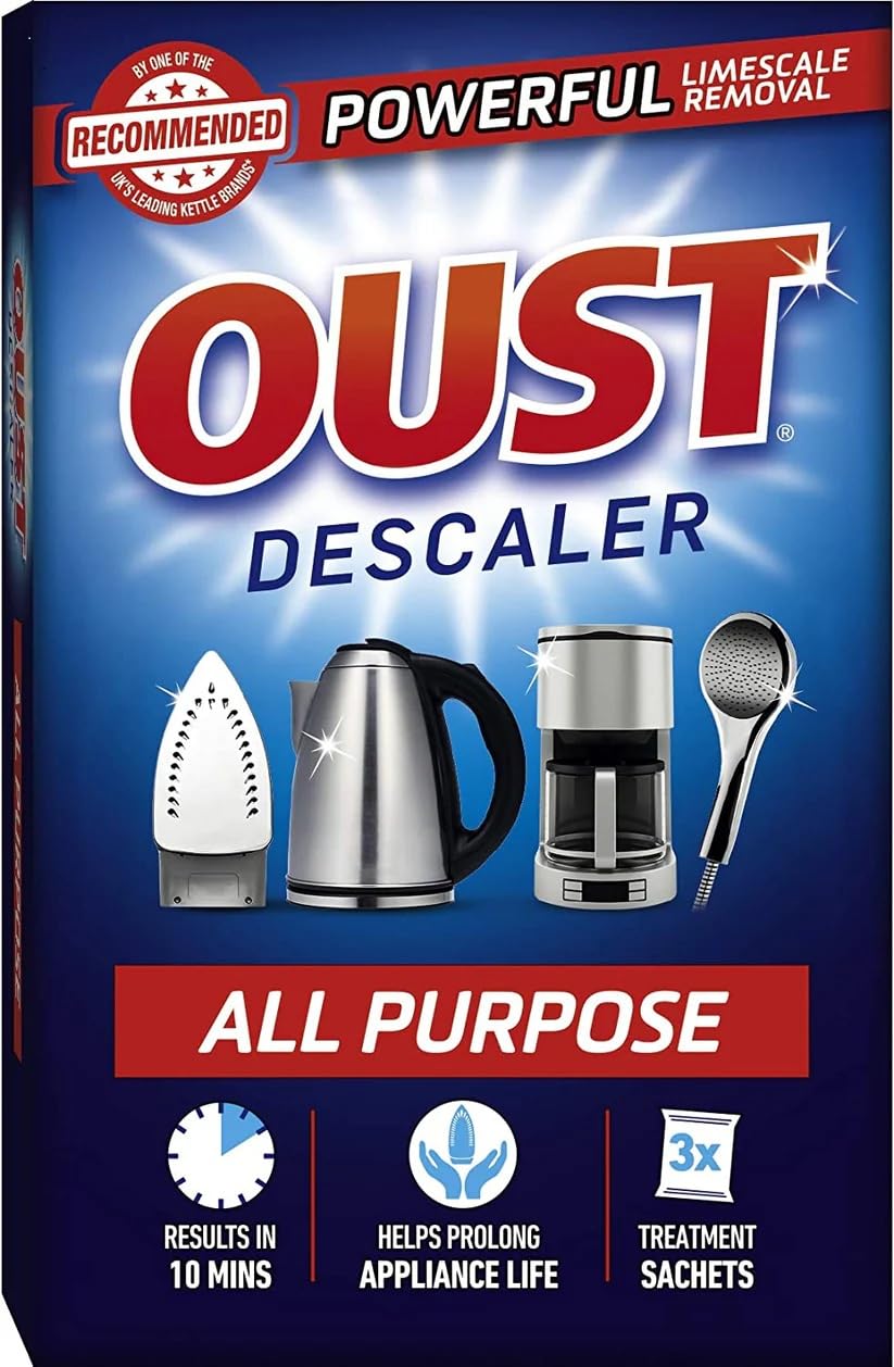 Oust Multi Purpose Descaler Powerful Limescale Removal 3 Sachets