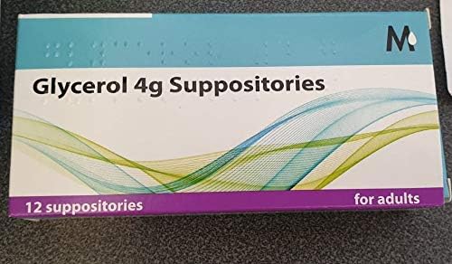 Glycerin gycerol suppositories 4g for adults 12