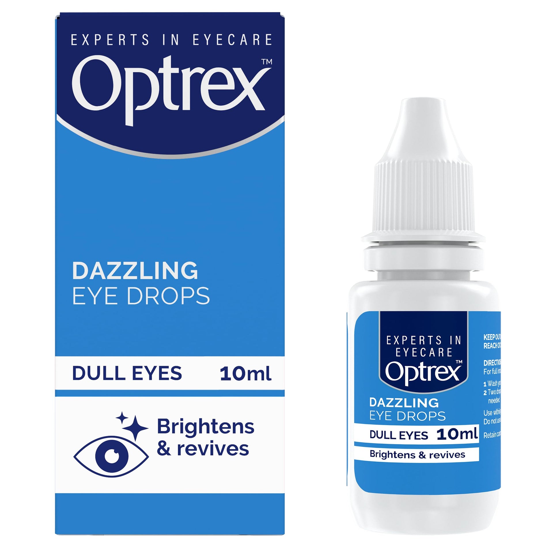 Optrex  Dazzling Eye Drops for Dull Eyes, brightens and revives, 10ml