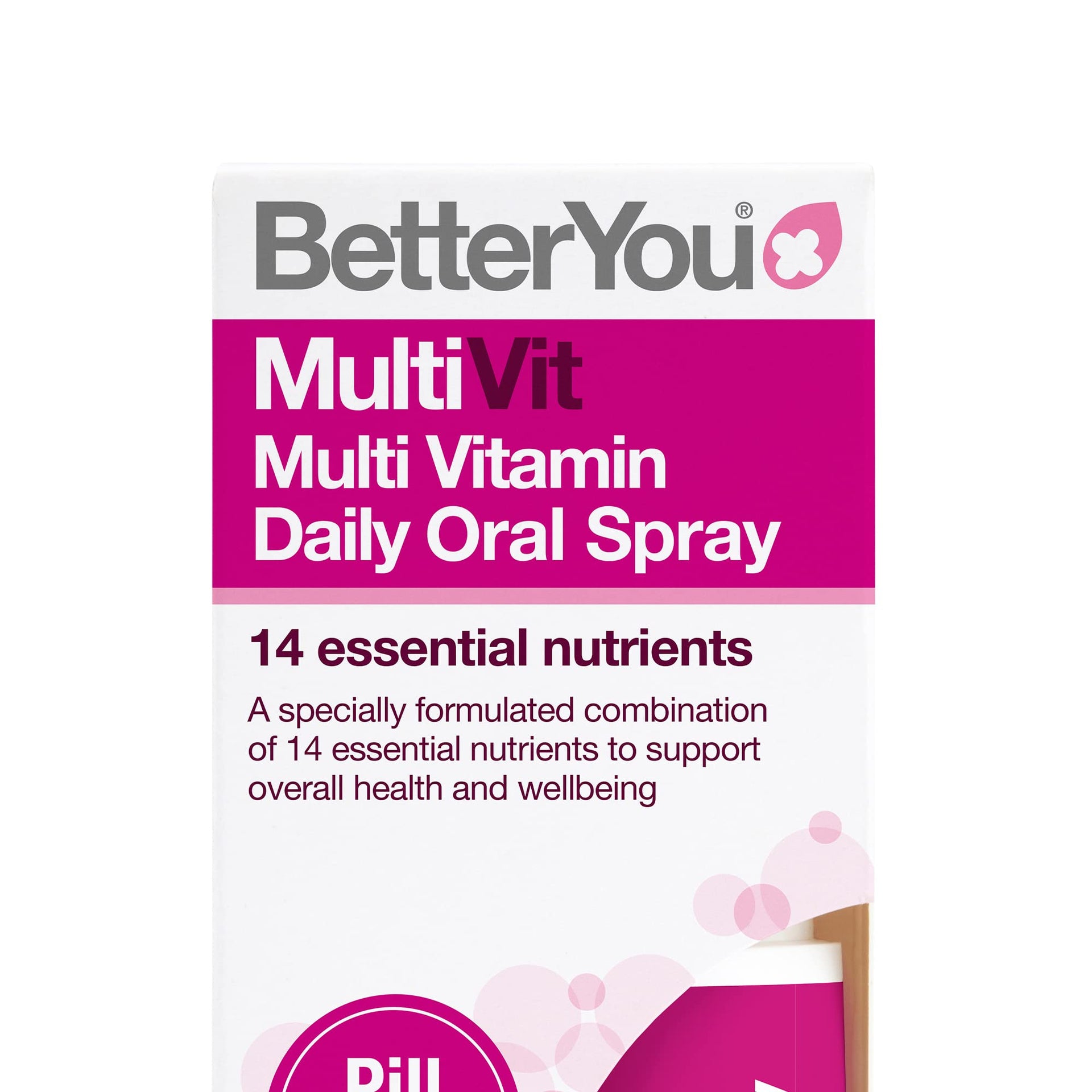 BetterYou MultiVit Daily Oral Spray 1-month Supply Natural Blackcurrent and Plum Flavour