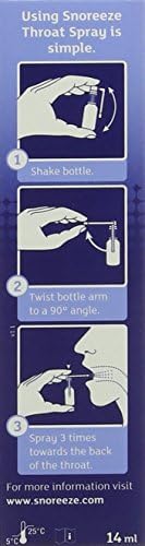 Snoreeze Snoring Relief Throat Spray 14 ml (Pack of 1)