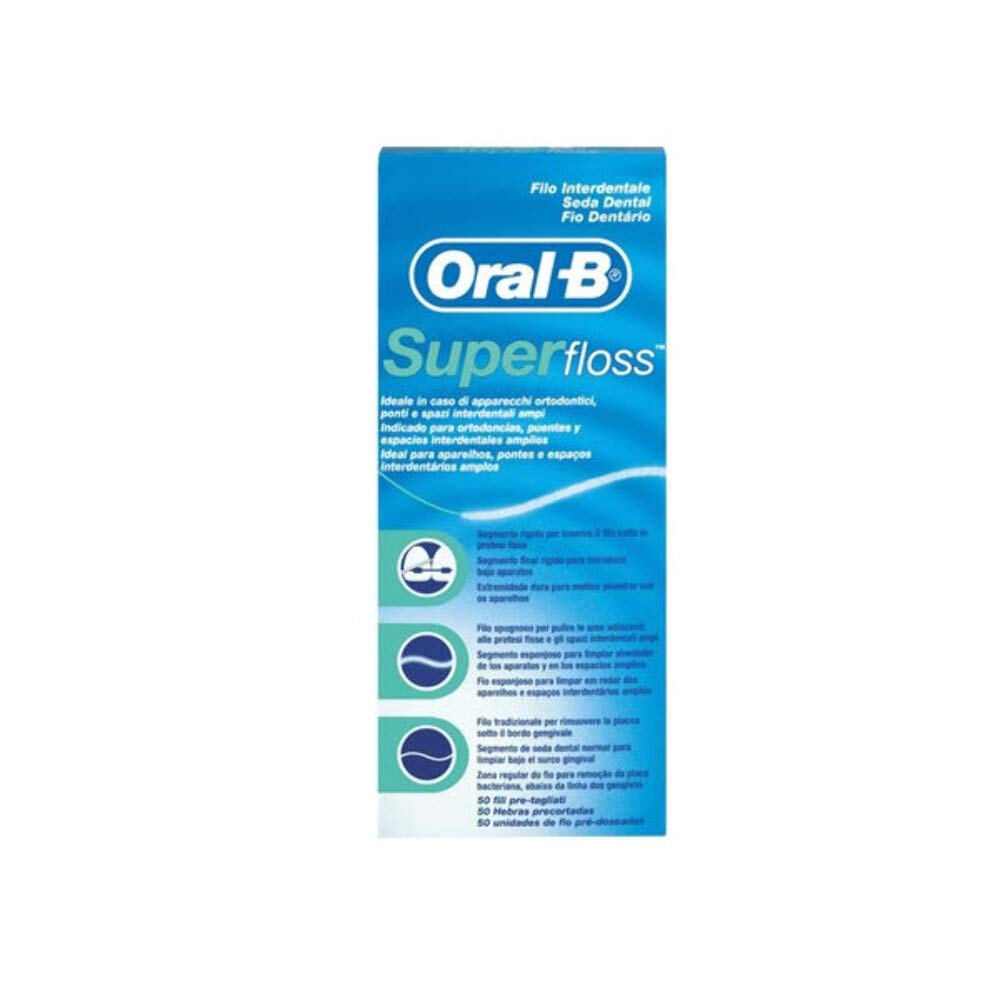 Oral-B Super Dental Floss for Braces Bridges