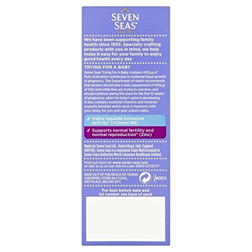Seven Seas Trying for a Baby, 28 one-a-day pills