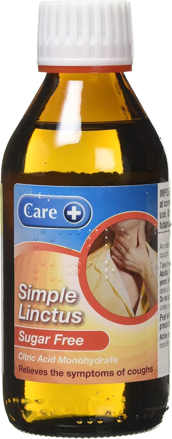 Linctuses Syrup Example Care+ Simple Linctus Cough Syrup 200ml – Remedime Pharma Store
