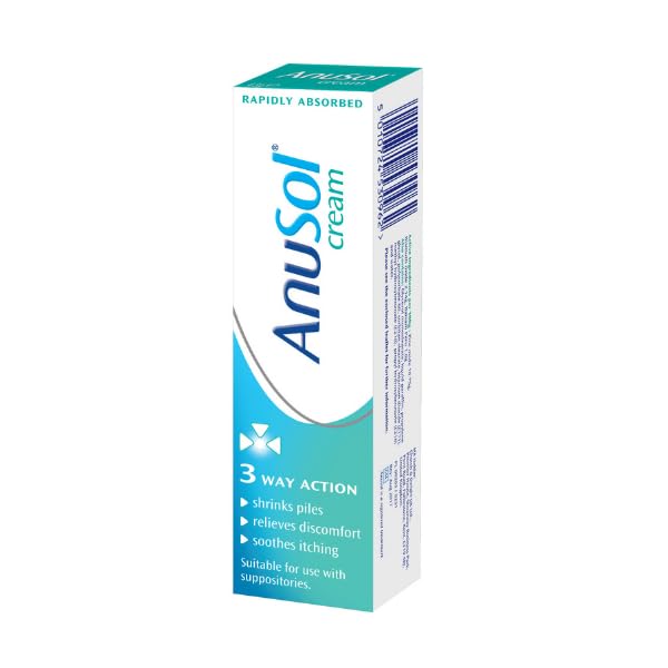 Anusol Cream 3 Way Action for Haemorrhoids Treatment 43g