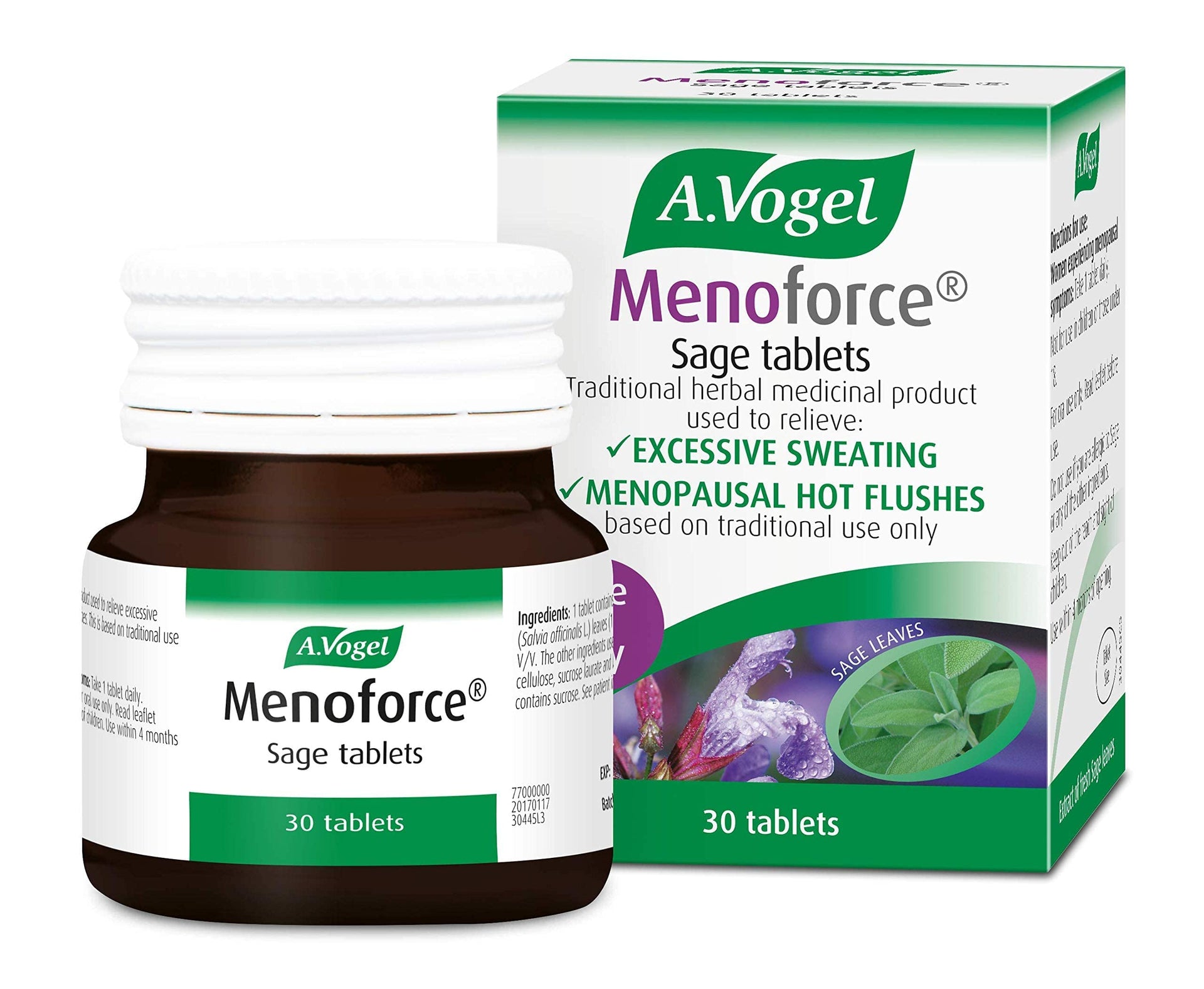 A.Vogel Menoforce Sage 30 Tablets