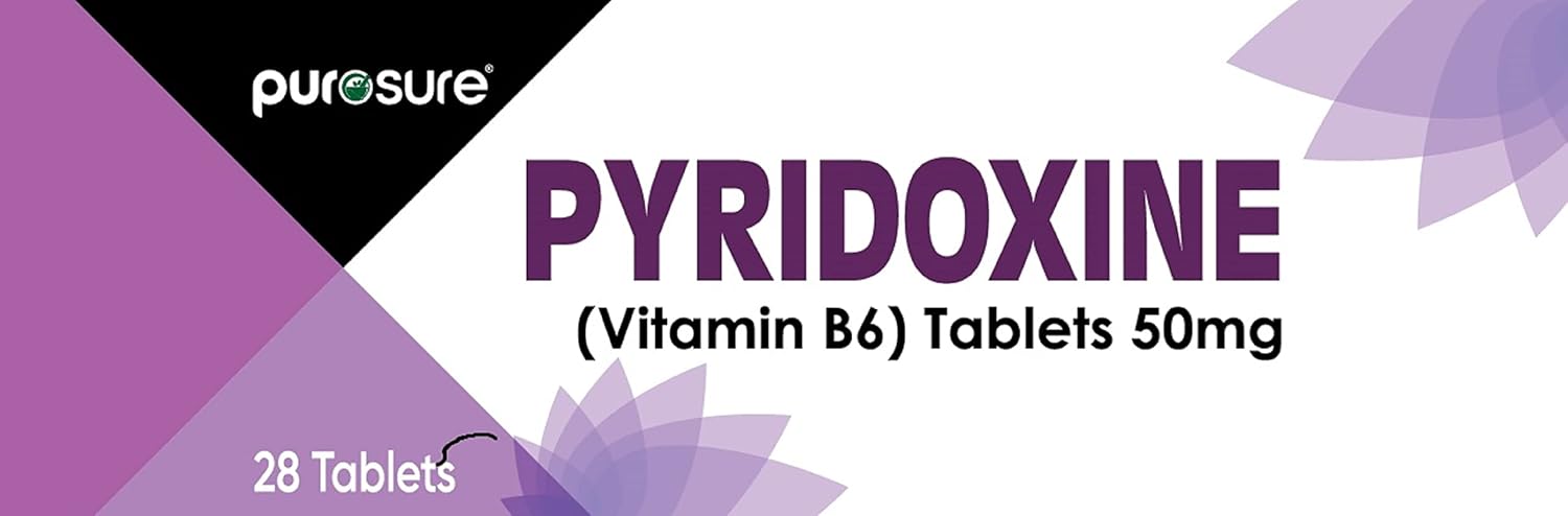 PuroSure Pyridoxine B6 – 50mg, 28 Tablets
