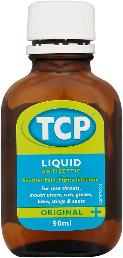 TCP Original Antiseptic Liquid – Soothes Pain & Fights Infection | 50ml & 200ml