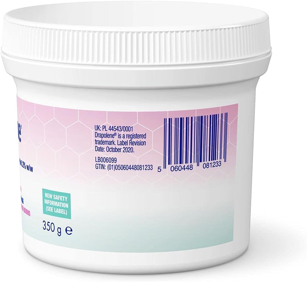 Drapolene Cream 350g Tub | for Sore Skin Caused by Incontinence