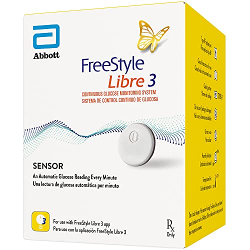 Abbott FreeStyle Libre 3 Sensor Flash Glucose Monitoring System Compact Continuous Glucose Monitoring (CGM)