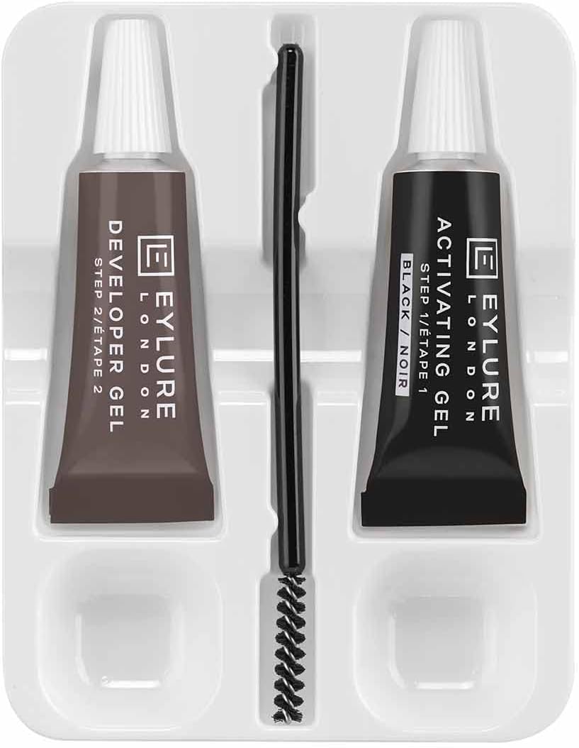 Eylure Dybrow Permanent Tint for Brows Dye Kit Black (Packaging may vary) 5ML