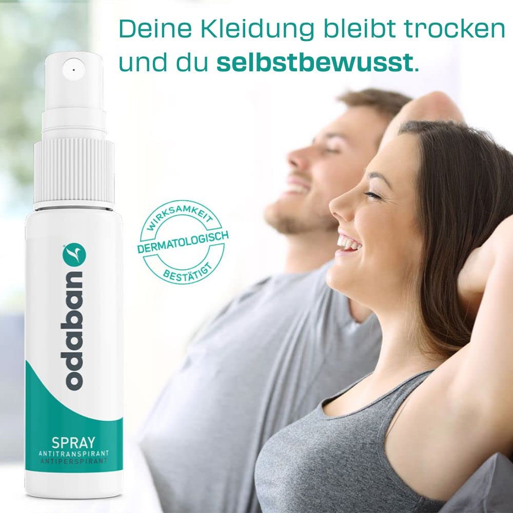 Odaban Antiperspirant Deodorant Spray for Excessive Sweating 30 ml