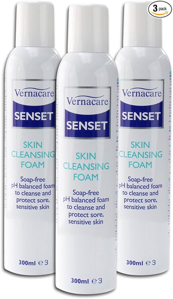 Senset Cleansing Foam Triple Pack – Gentle Skincare for Sensitive Skin