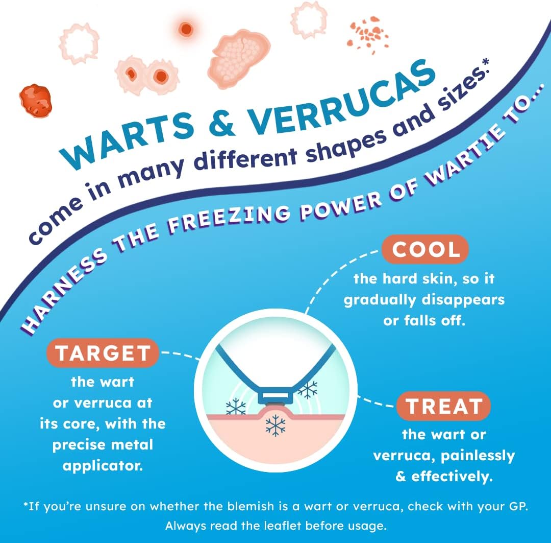 Wartie Freeze Wart and Verruca Remover - 15 Applications