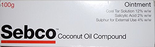 Sebco Coconut Oil Ointment 100g Treat Dandruff Dry Scaly Skin Disorders