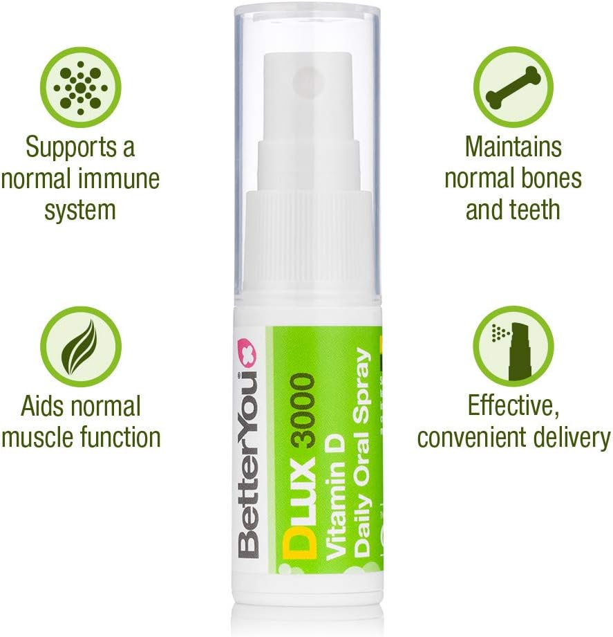 BetterYou Complete Wellness Pack: Vitamin B12 + Vitamin DLux3000 + MultiVit Oral Sprays (3 Pack)