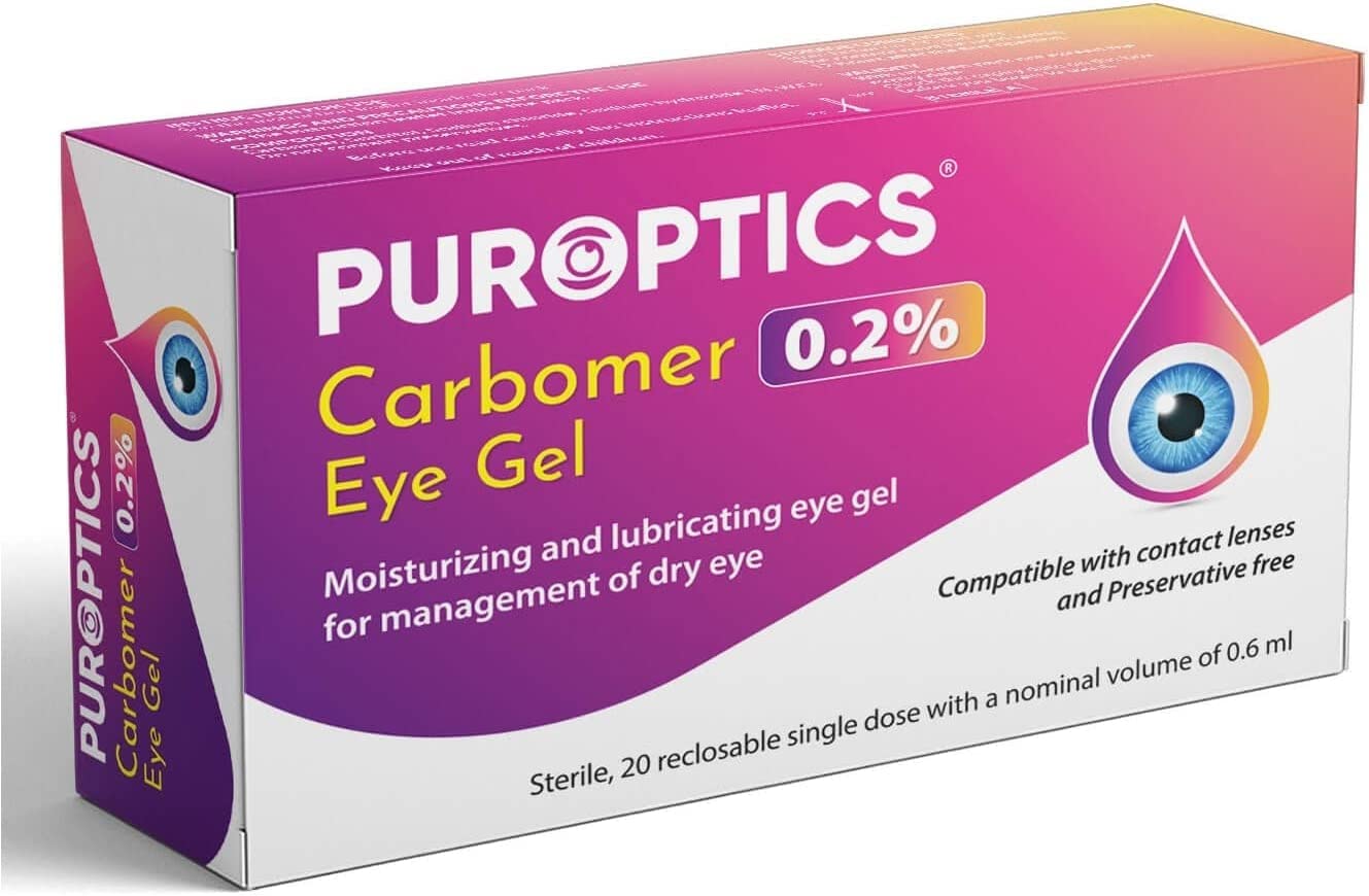 Puroptics Carbomer Eye Gel 0.2% 20 Dose