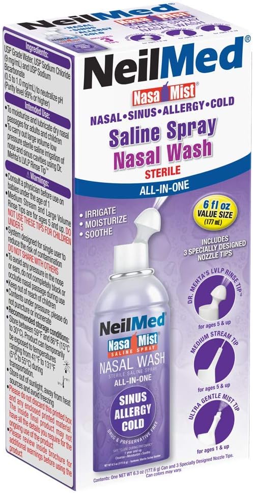 Spray salino NeilMed NasaMist All-in-One 177,6 g