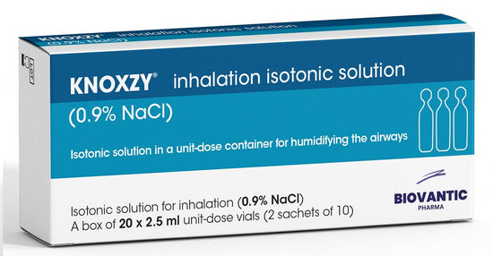 Knoxzy Isotonic Saline 0.9% – 20X2.5ml Inhalation Vials