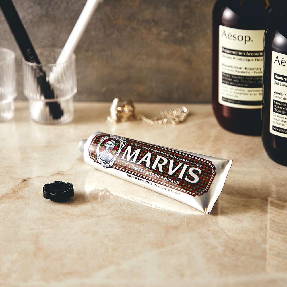 Marvis Sweet and Sour Rhubarb Toothpaste, 75ml