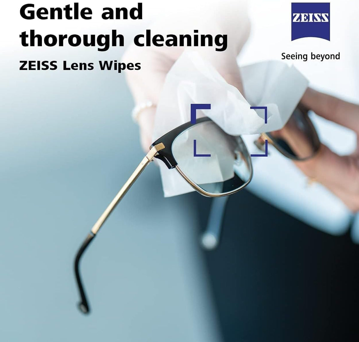 ZEISS Lens Wipes Pack of 250 Individuly Wrapped Wipes