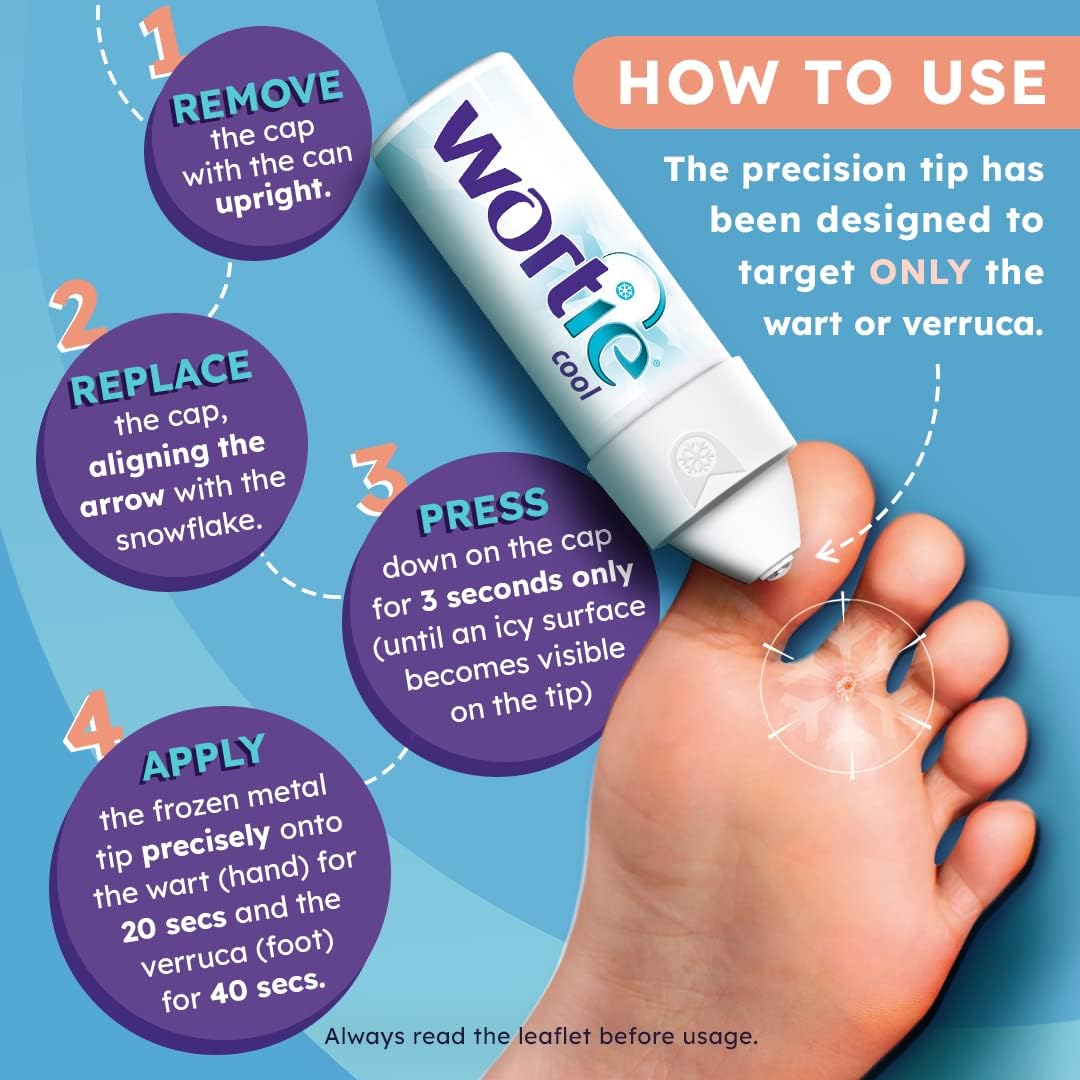 Wartie Freeze Wart and Verruca Remover - 15 Applications