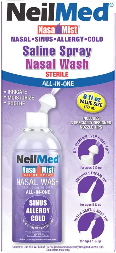 Spray salino NeilMed NasaMist All-in-One 177,6 g