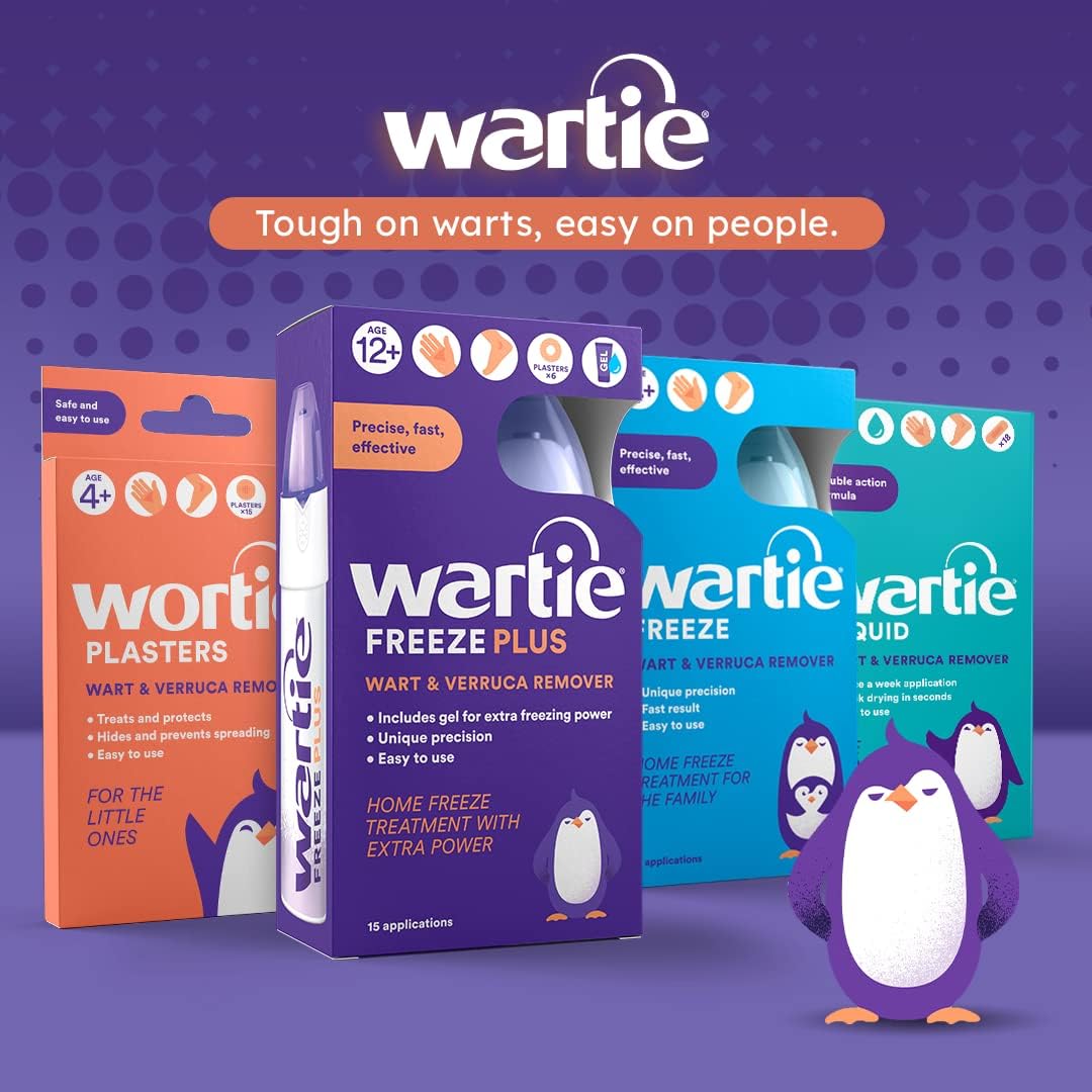 Wartie Freeze Plus Wart & Verruca Remover Gel – 15 Applications