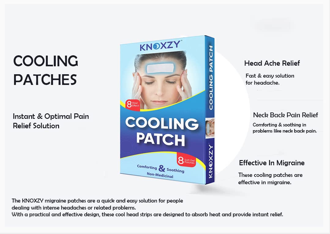 KNOXZY Menthol Cool Head Patches