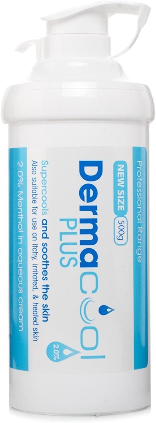 Pern Derma Cool 2% Pump Dispenser 500ml – Soothing Menthol Cream for Itchy Skin