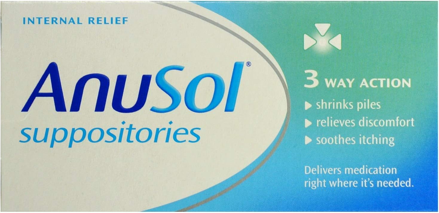 Anusol 3 Way action 24 Suppositories For Haemorrhoids & Related Conditions