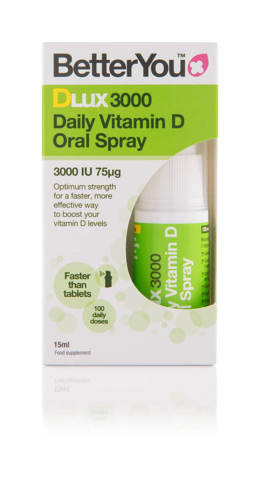 BetterYou Dlux 3000 Oral Vitamin D3 Oral Spray 15ml