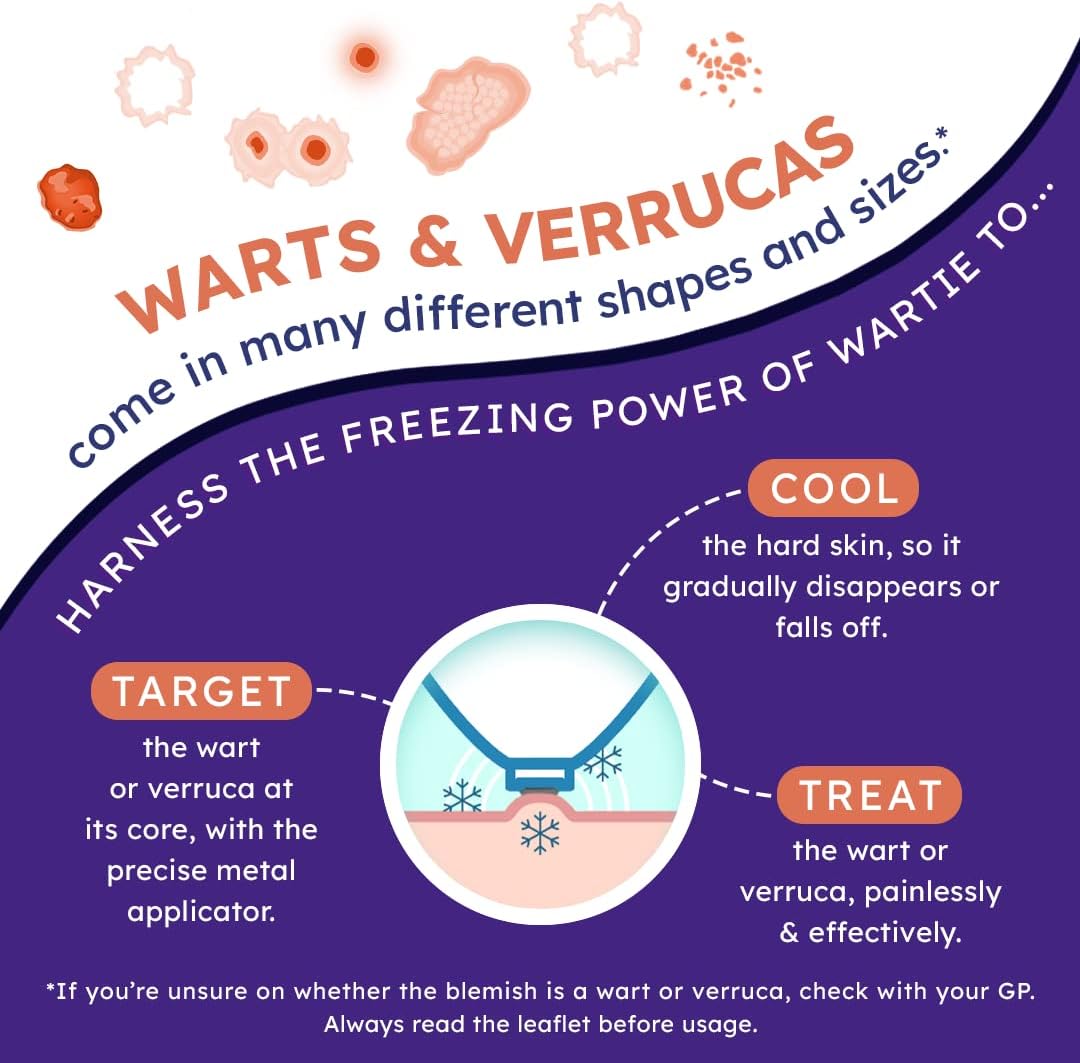 Wartie Freeze Plus Wart & Verruca Remover Gel – 15 Applications