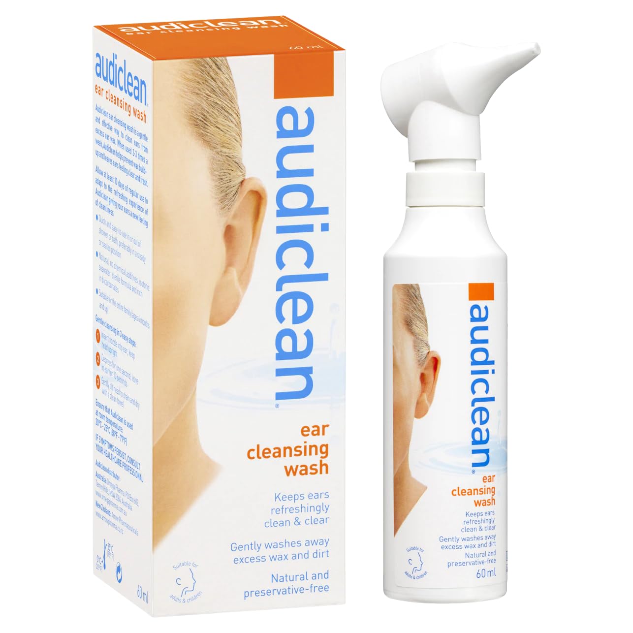 Audiclean Ear Cleansing Wash x 115ml