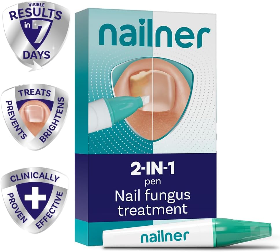 Nailner Fungal Nail Treatment Pen 4 ml - Extra Strong Anti Fungal Nail Treatment for Toenails