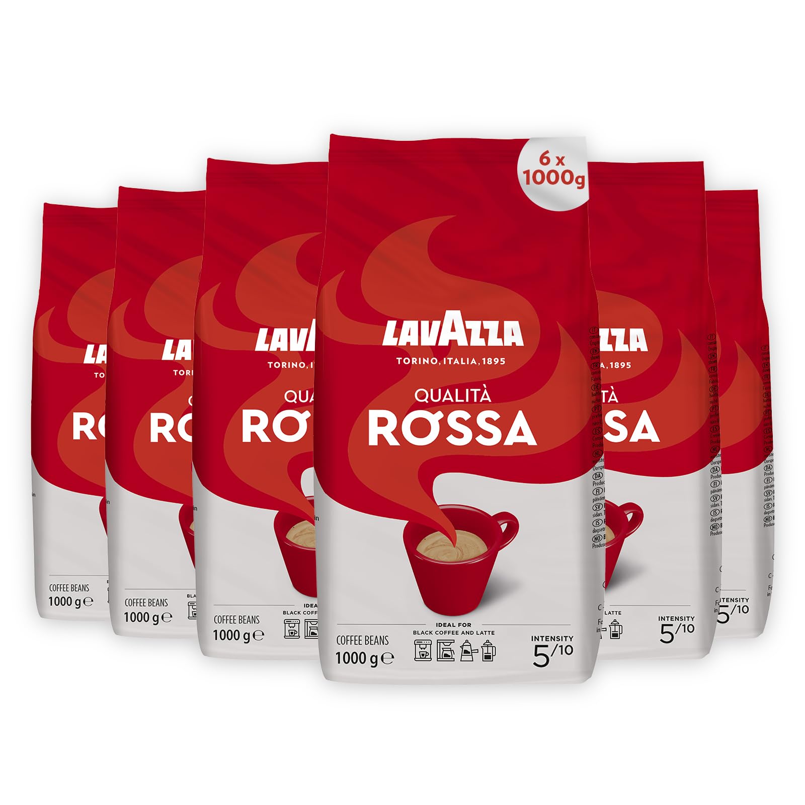 Lavazza Qualità Rossa Coffee Beans, Medium Roast 1 kg
