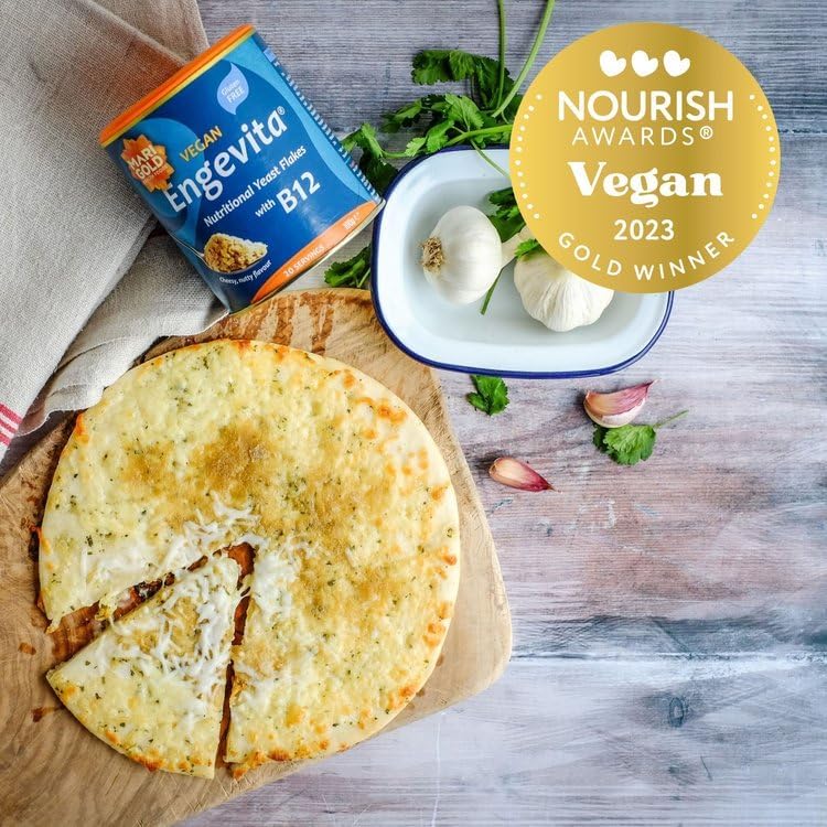 Marigold Health Foods Engevita Yeast Flakes with Vitamin B12 100g - Vegan & Gluten Free