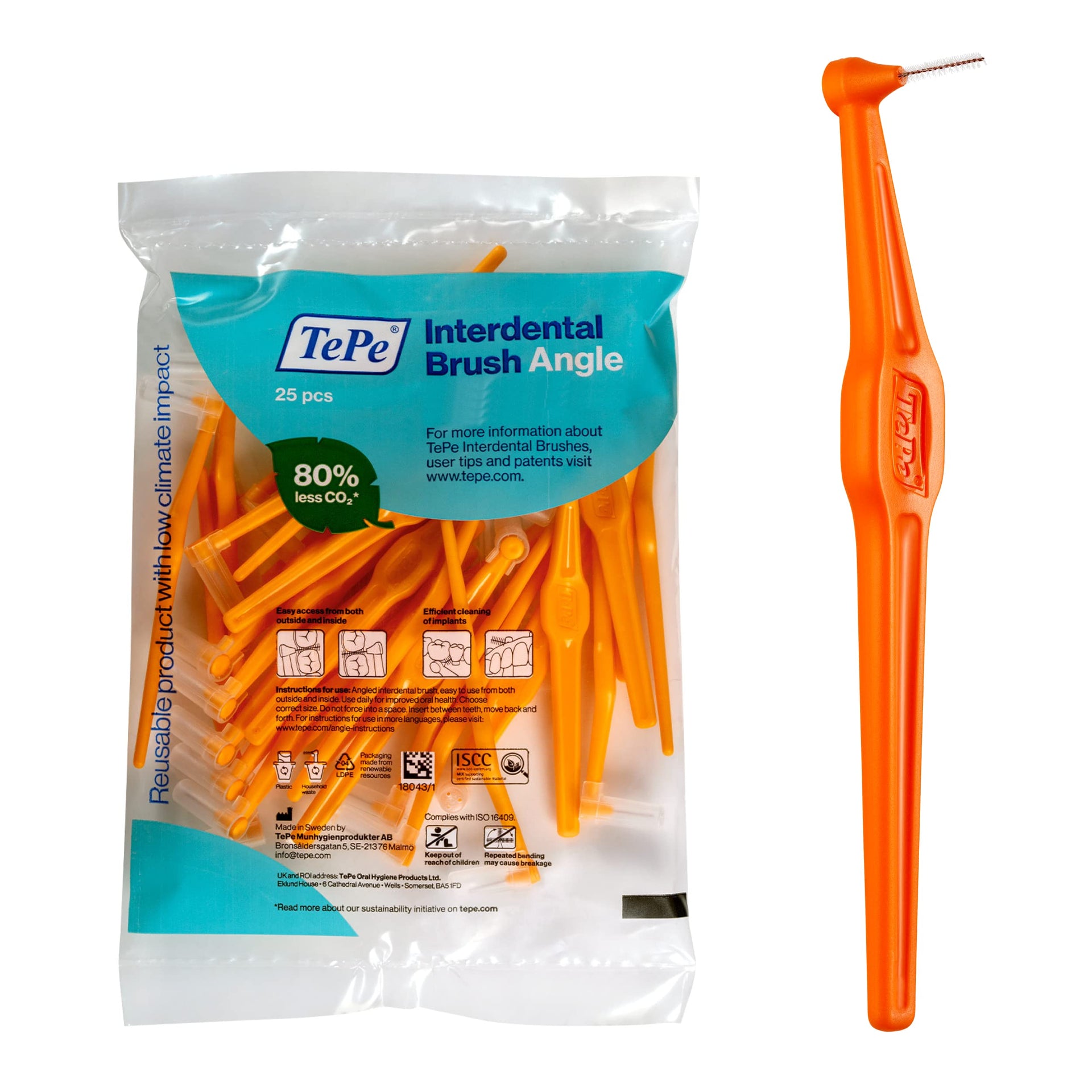 TePe Interdental Angle Brush 6 / 25 Brushes