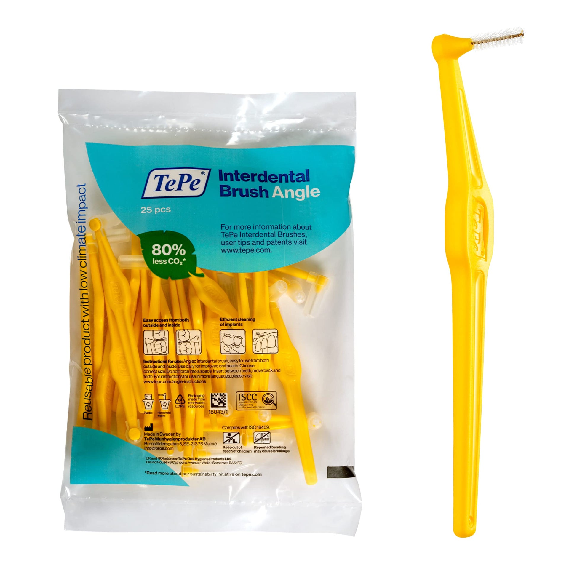 TePe Interdental Angle Brush 6 / 25 Brushes