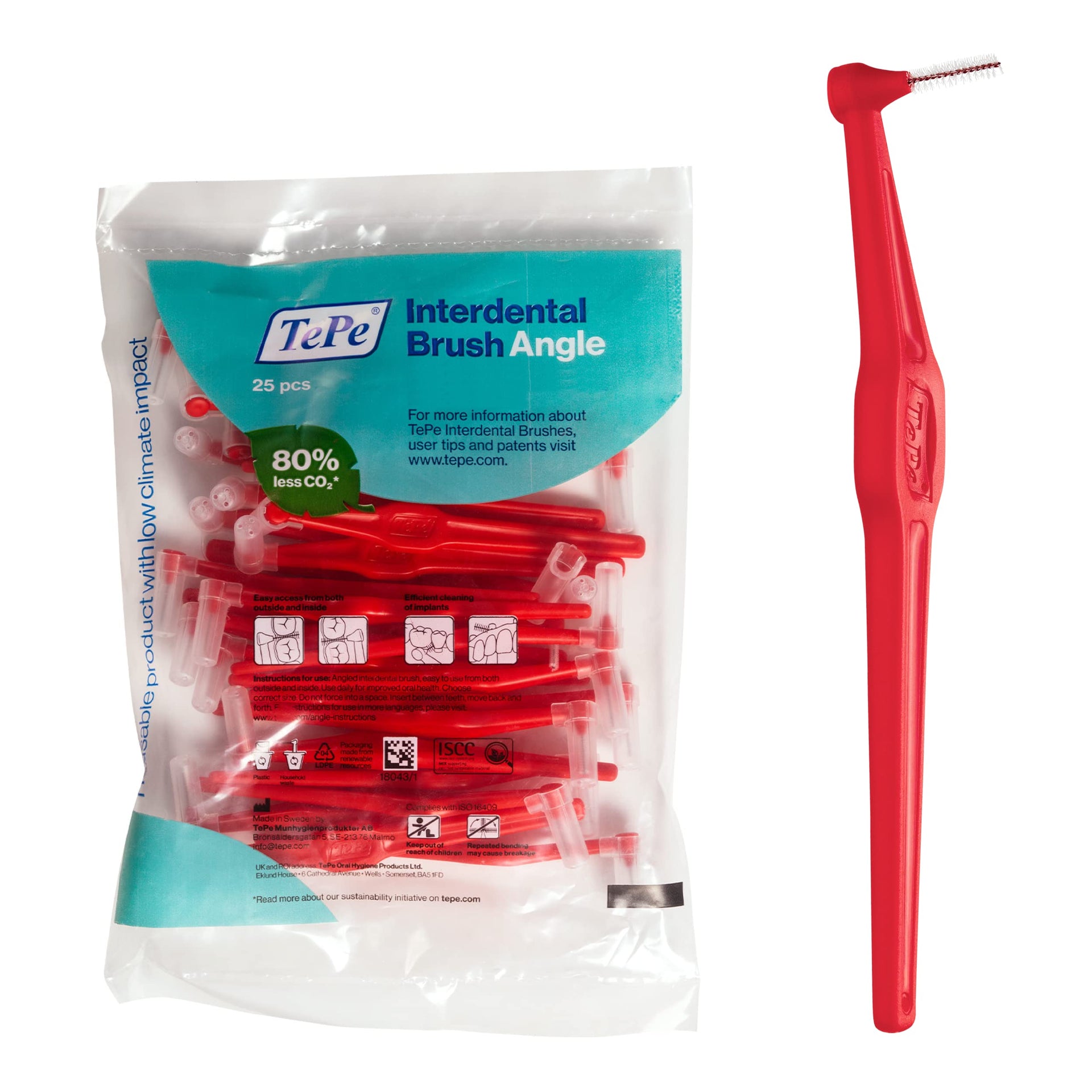 TePe Interdental Angle Brush 6 / 25 Brushes