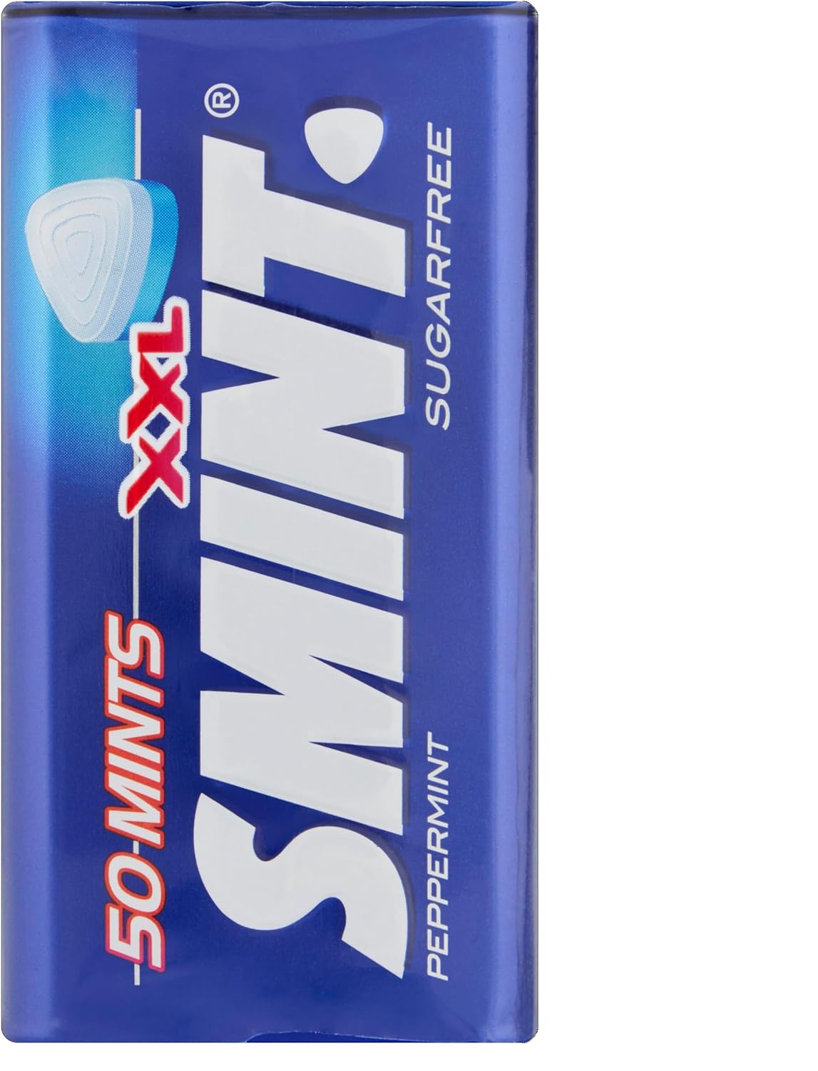 Smint Sugar Free Mints, Peppermint Flavour, Suitable for Vegetarians - 50 XXL Tin