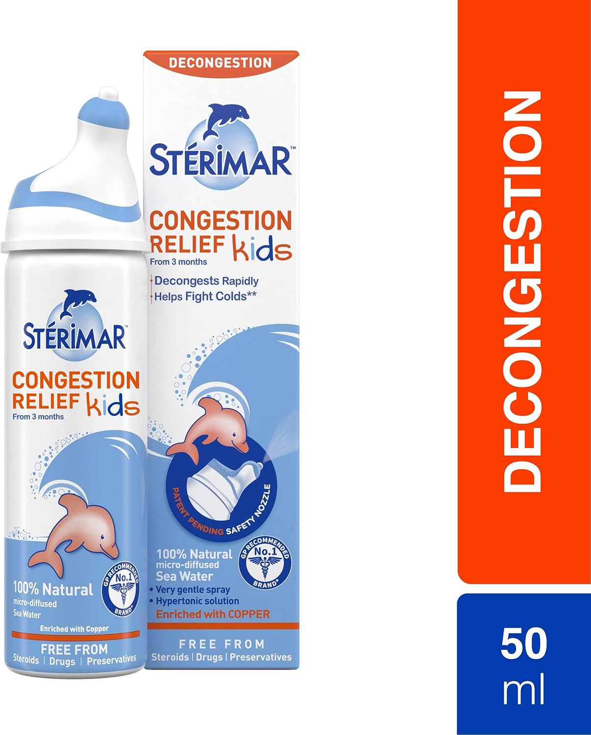 Sterimar Congestion Relief Kids Nasal Spray 50ml