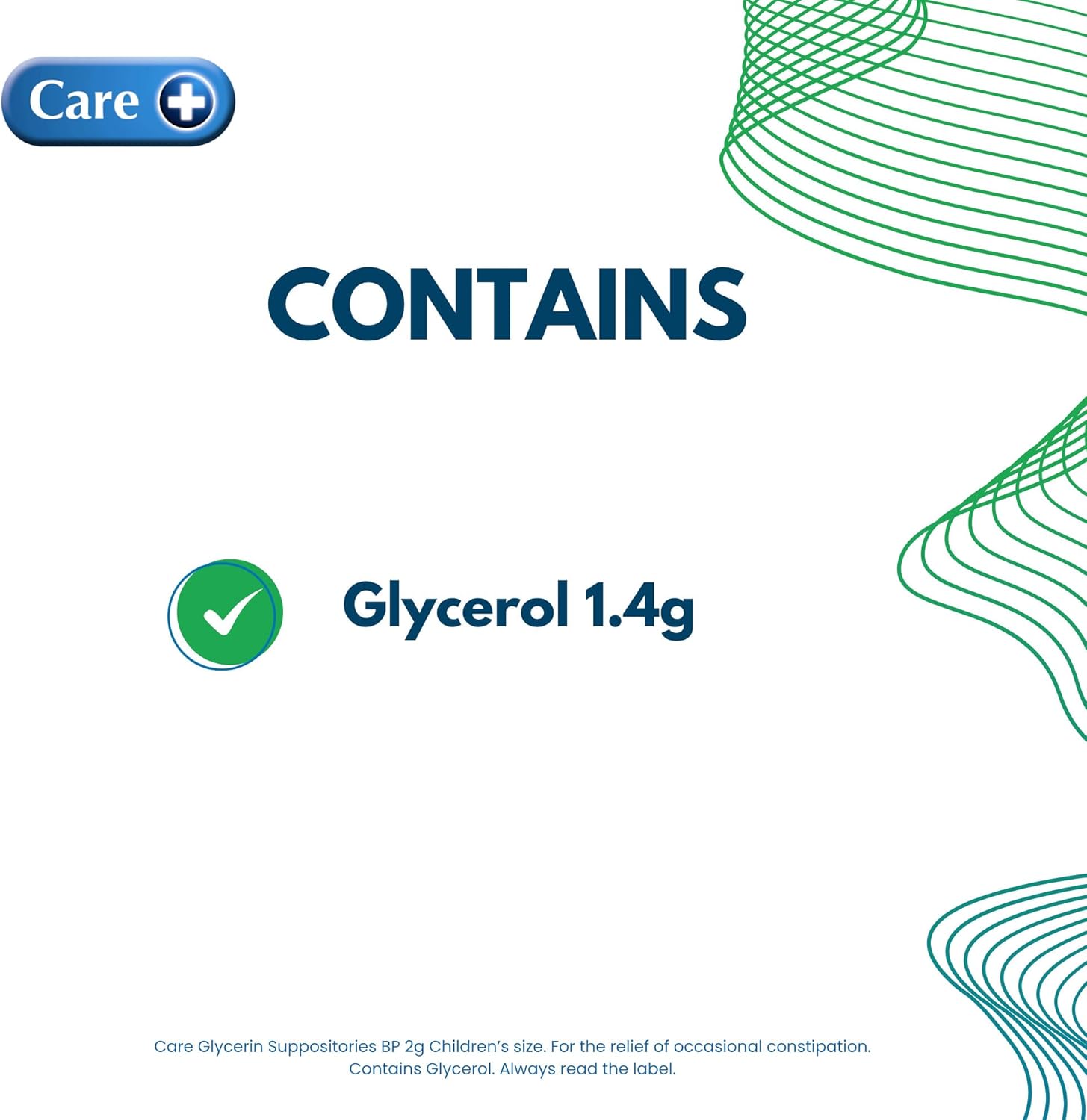 Care+  Glycerin Suppositories Child 2g
