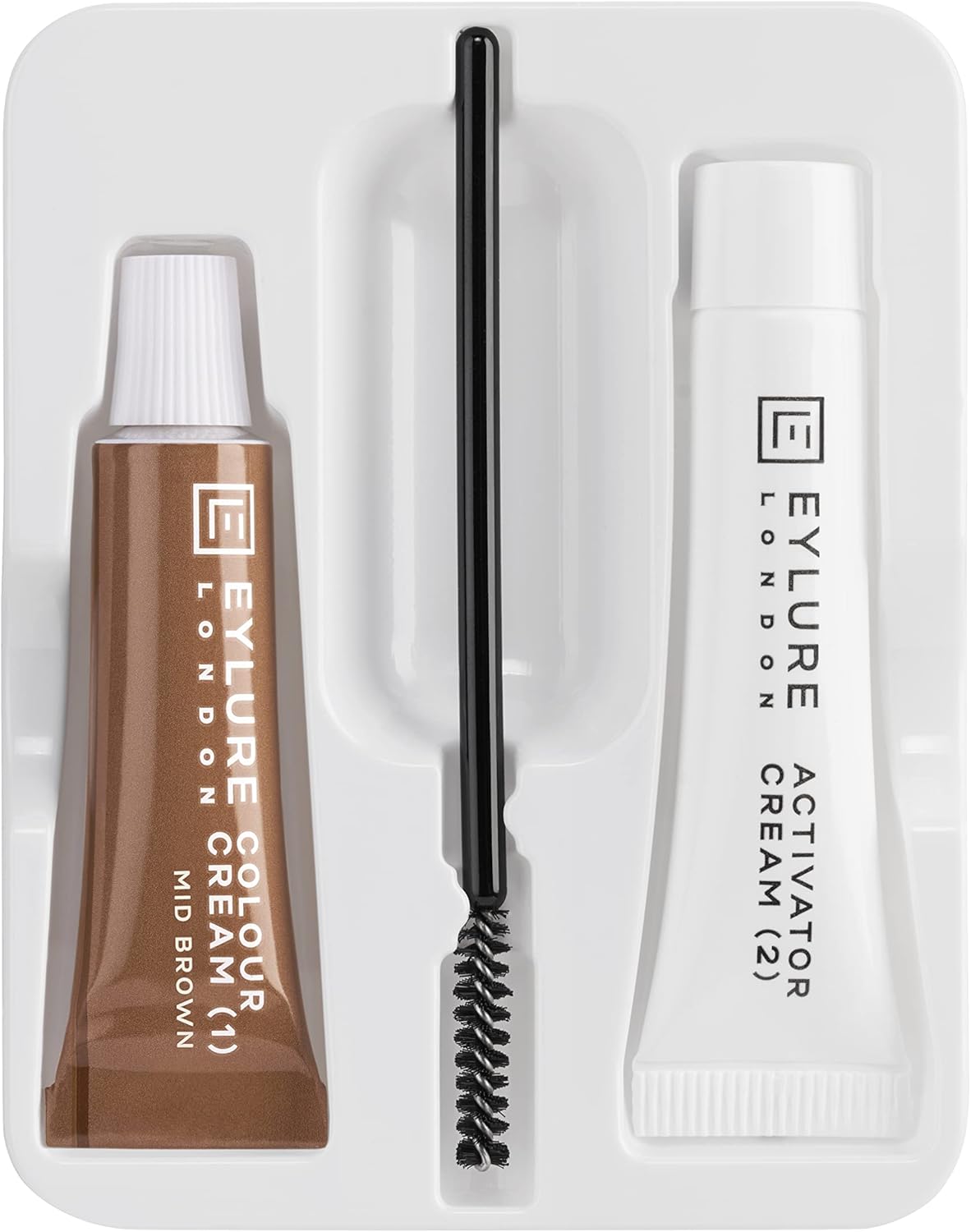 Eylure Dybrow Permanent Tint for Brows Dye Kit Mid Brown