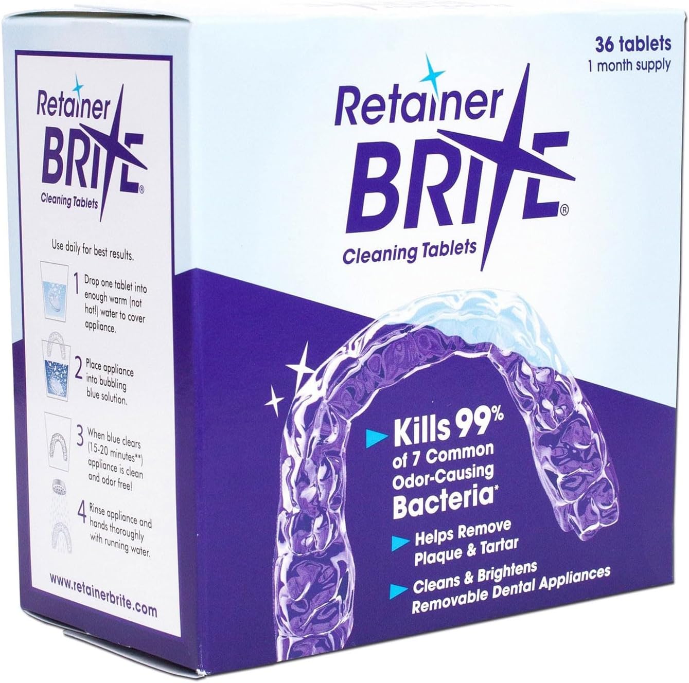 Retainer Brite Cleaning Tablets - 36 Tablets