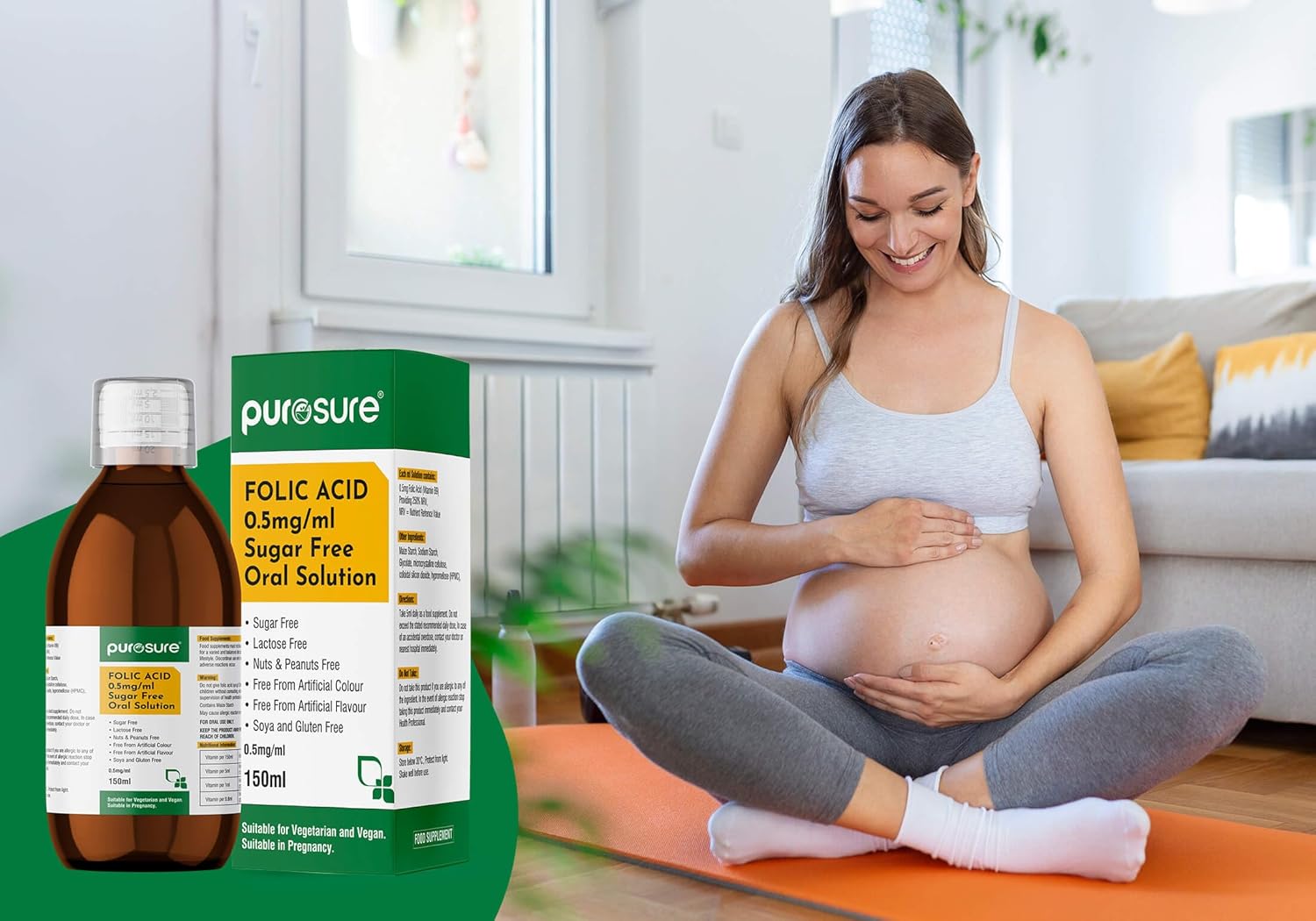 Purosure Folic Acid Liquid | Vitamin B9 | 150ml